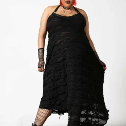 Killstar Nightwire Halter Dress Ladies