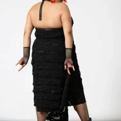 Killstar Nightwire Halter Dress Ladies