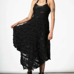 Killstar Nightwire Halter Dress Ladies