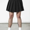 Ladies Killstar No Lip Pleated Skirt