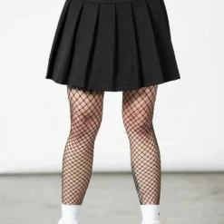 Ladies Killstar No Lip Pleated Skirt