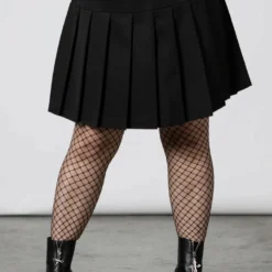 Ladies Killstar No Lip Pleated Skirt