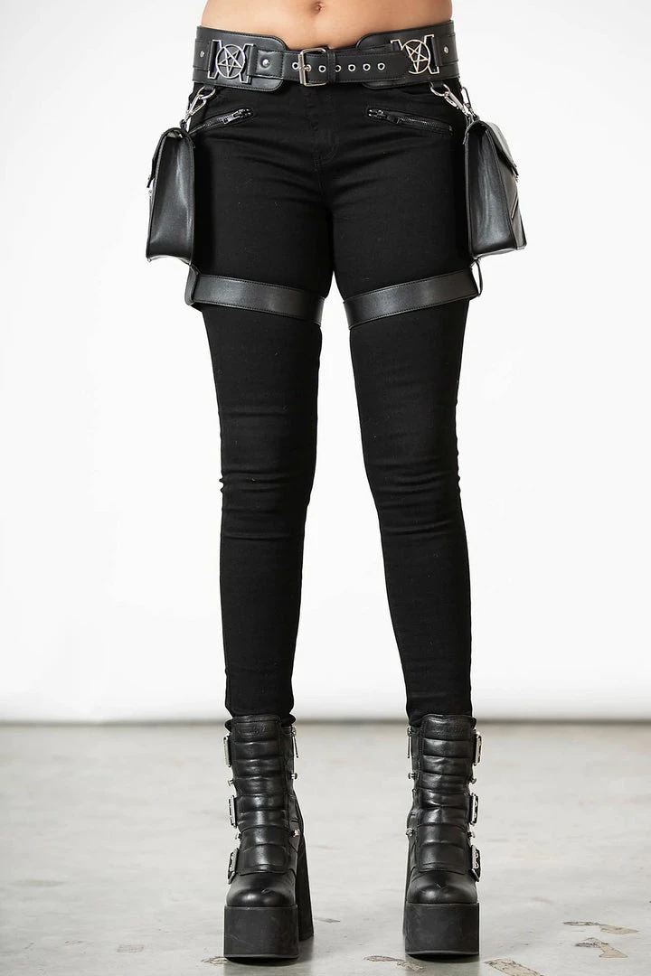 Killstar Nu-World Belt for Women - Plus Size Gothic Accessory 5 Plus Sizes Killstar Nu-World Belt