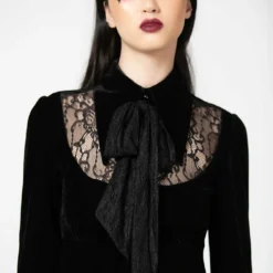 Killstar Nymyra Velvet Cameo Dress