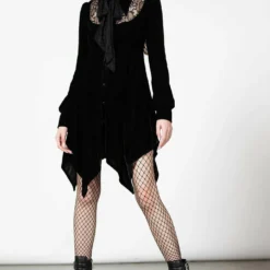 Killstar Nymyra Velvet Cameo Dress