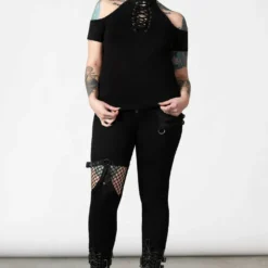 Killstar No Secrets Cap Sleeve Top