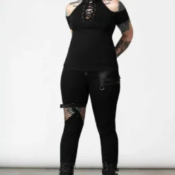 Killstar No Secrets Cap Sleeve Top