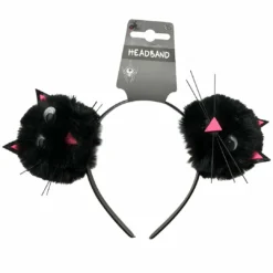 Gothic Attitude Novelty Black Cat Headband