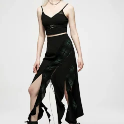 New Arrivals Punk Rave Lucinda Skirt - Green