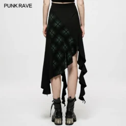 New Arrivals Punk Rave Lucinda Skirt - Green