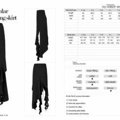 Punk Rave Lucinda Skirt - Black