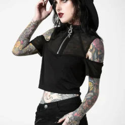 Ladies Killstar Orb Crop Top