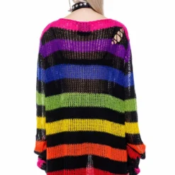 Killstar Over The Rainbow Knit Sweater Ladies
