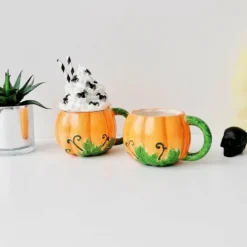 Weird & Wonderful Ceramics Orange Pumpkin Mug