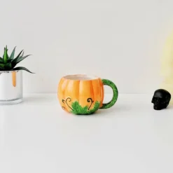 Weird & Wonderful Ceramics Orange Pumpkin Mug