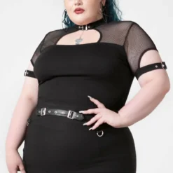 Killstar Parish Mesh Top Ladies