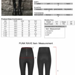 Punk Rave Orenda Faux Leather Trousers