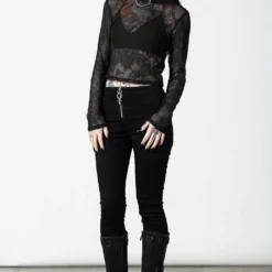 Killstar Planetary Party Mesh Top