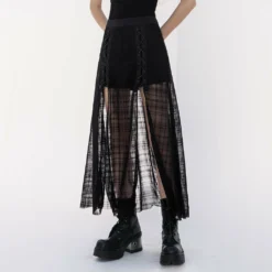 Punk Rave Radella Mesh Skirt