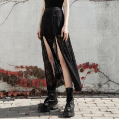 Punk Rave Radella Mesh Skirt