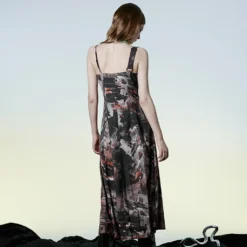 Ladies Punk Rave Wild Wasteland Long Slip Dress