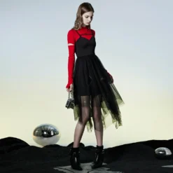 Punk Rave Zia Mesh Slip Dress