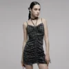 Ladies Punk Rave Silvia Plaid Bodycon Dress
