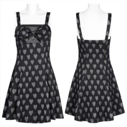 Ladies Punk Rave Amore Dress - Hearts