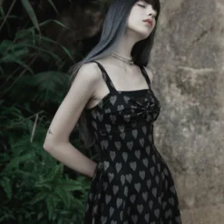 Ladies Punk Rave Amore Dress - Hearts