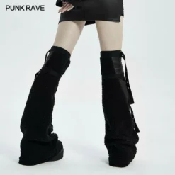 Punk Rave Armelle Leg Warmers - Black Accessories