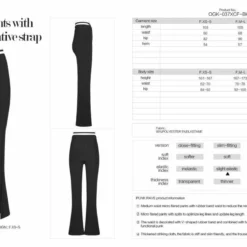 Ladies Punk Rave Ayna Flares