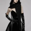 Punk Rave Batty Hooded Capelet - Black