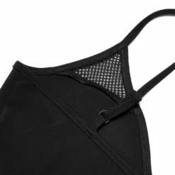 Punk Rave Beating Heart Crop Top - Black Ladies