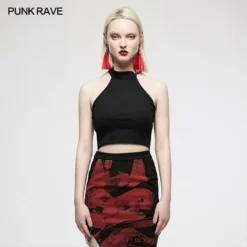 Punk Rave Bliss Halter Top - Plain Ladies