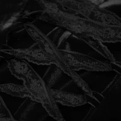 Punk Rave Britta Velvet Dress - Black