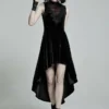 Punk Rave Britta Velvet Dress - Black