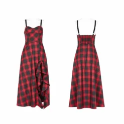 Ladies Punk Rave Delphi Tartan Dress