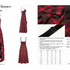 Ladies Punk Rave Delphi Tartan Dress