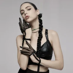 Punk Rave Dias Mesh Gloves Accessories