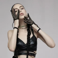 Punk Rave Dias Mesh Gloves Accessories