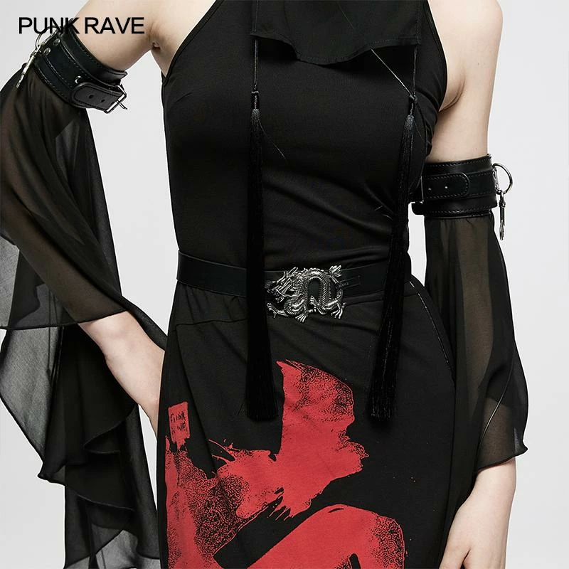 Punk Rave Dragon Belt - Gothic Punk Style Belt for Men & Women 5 Accessories Punk Rave Dragon Belt