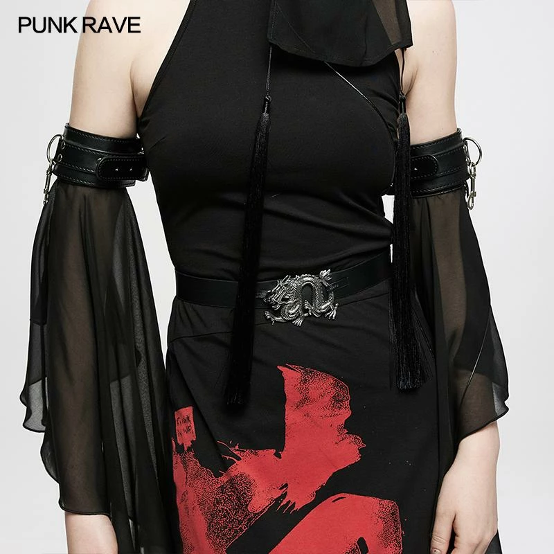 Punk Rave Dragon Belt - Gothic Punk Style Belt for Men & Women 6 Accessories Punk Rave Dragon Belt
