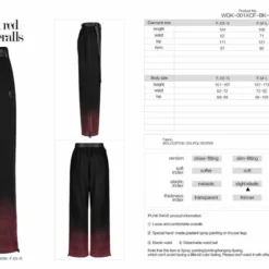 Punk Rave Fade To Red Trousers