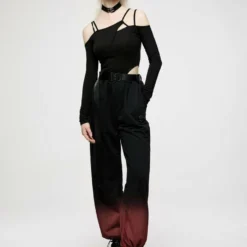 Punk Rave Fade To Red Trousers