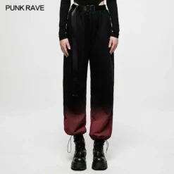 Punk Rave Fade To Red Trousers