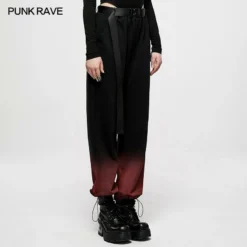 Punk Rave Fade To Red Trousers