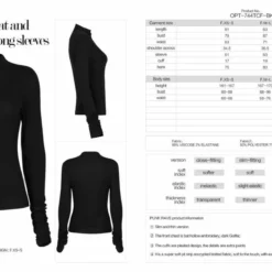 Punk Rave Fiaz Bat Top