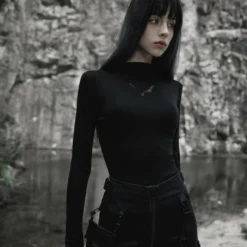 Punk Rave Fiaz Bat Top