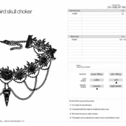 Punk Rave Formel Choker