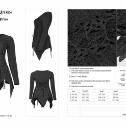 Punk Rave Joolz Tunic - Black